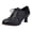 Black, variant on Women's Kitten Heels Oxfords Pumps Retro Lace Up Breathable Dressy Shoe Ladies Slip on Work Party Heel Sandals Red Size 12