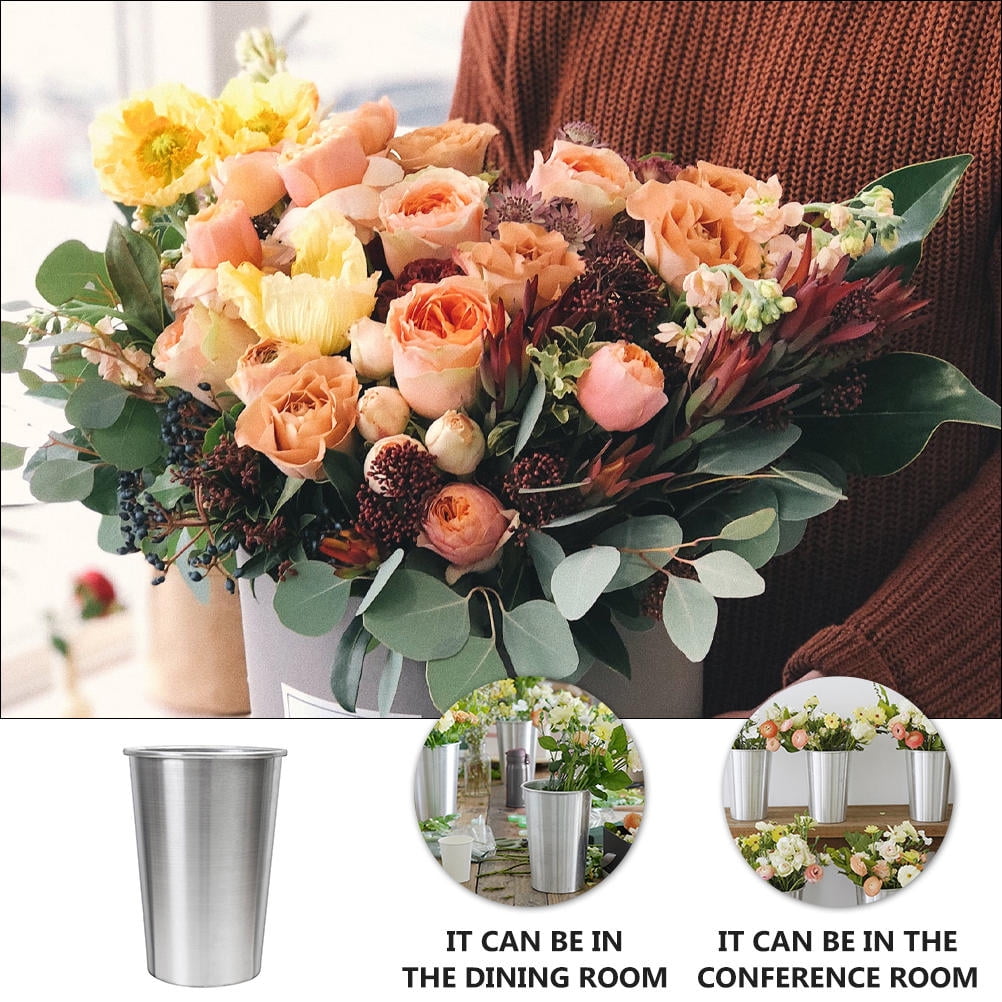 WHAMVOX Flower Bucket for Plants - Outdoor and Indoor Plant Pots Container for Gardening
