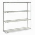 thumbnail image 3 of Nexel Wire Shelving, Poly-Z-Brite, 54"W x 21"D x 86"H, 3 of 5