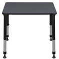 thumbnail image 3 of Regency 18.5 x 26 in Rectangle Height Adjustable Classroom School Desk- Grey, 3 of 8