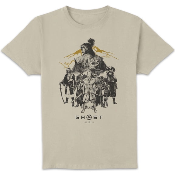 Official Ghost of Yotei Yotei Six Adults T-Shirt - Natural