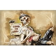 thumbnail image 2 of Bolokofsky, Ronald 18x13 White Modern Wood Framed Museum Art Print Titled - Slow Speed Kills, 2 of 4