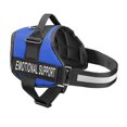 thumbnail image 1 of Nylon Pet Dog Durable Leash Rope Security Vest Chest Cloth Neck Strap (Blue XL), 1 of 2