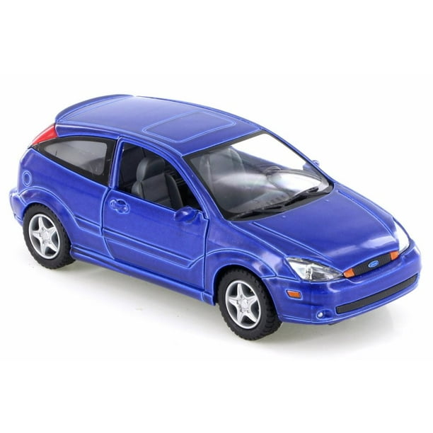 2002 Ford SVT Focus, Blue - Kinsmart KT5082D - 1/34 Scale Diecast Model ...