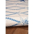 thumbnail image 5 of Riverbay Furniture Transitional Washable Polyester 2'x8' Rug in Ivory, 5 of 6