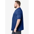 thumbnail image 2 of KingSize Men's Big & Tall Shrink-Less Lightweight Henley T-Shirt, 2 of 6
