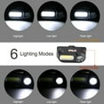 thumbnail image 4 of Head Lamp Plastic Portable Flashlight Adjustable Head Rechargeable Adjustable Outdoor Head Cap Flashlight, 4 of 8