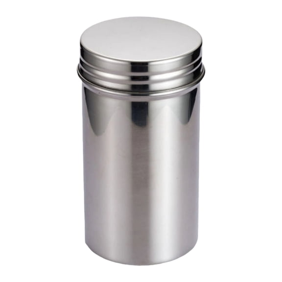 Clearance Under $6, 1 Pack Stainless Steel Storage Canister, Large Airtight Food Jar, Portable Container with Lid for Coffee, Tea, Spices & Travel, 13x7cm(B)