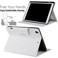 thumbnail image 3 of Dteck iPad 10.2 Case 8th Generation 2020/ iPad 7th Gen 2019, iPad Air 3 (2019) 10.5" & iPad Pro 10.5 2017 Luxury Leather Card Holder Wallet Magnetic Folio Stand Smart Auto Wake/Sleep Cover,White, 3 of 7