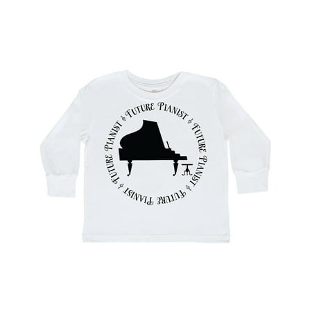 

Inktastic Future Piano Player Gift Toddler Boy or Toddler Girl Long Sleeve T-Shirt