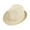 Beige, variant on PULLIMORE Short Brim Fedora Hat Classic Breathable Summer Beach Sun Hat Panama Cap for Men Women (Khaki)