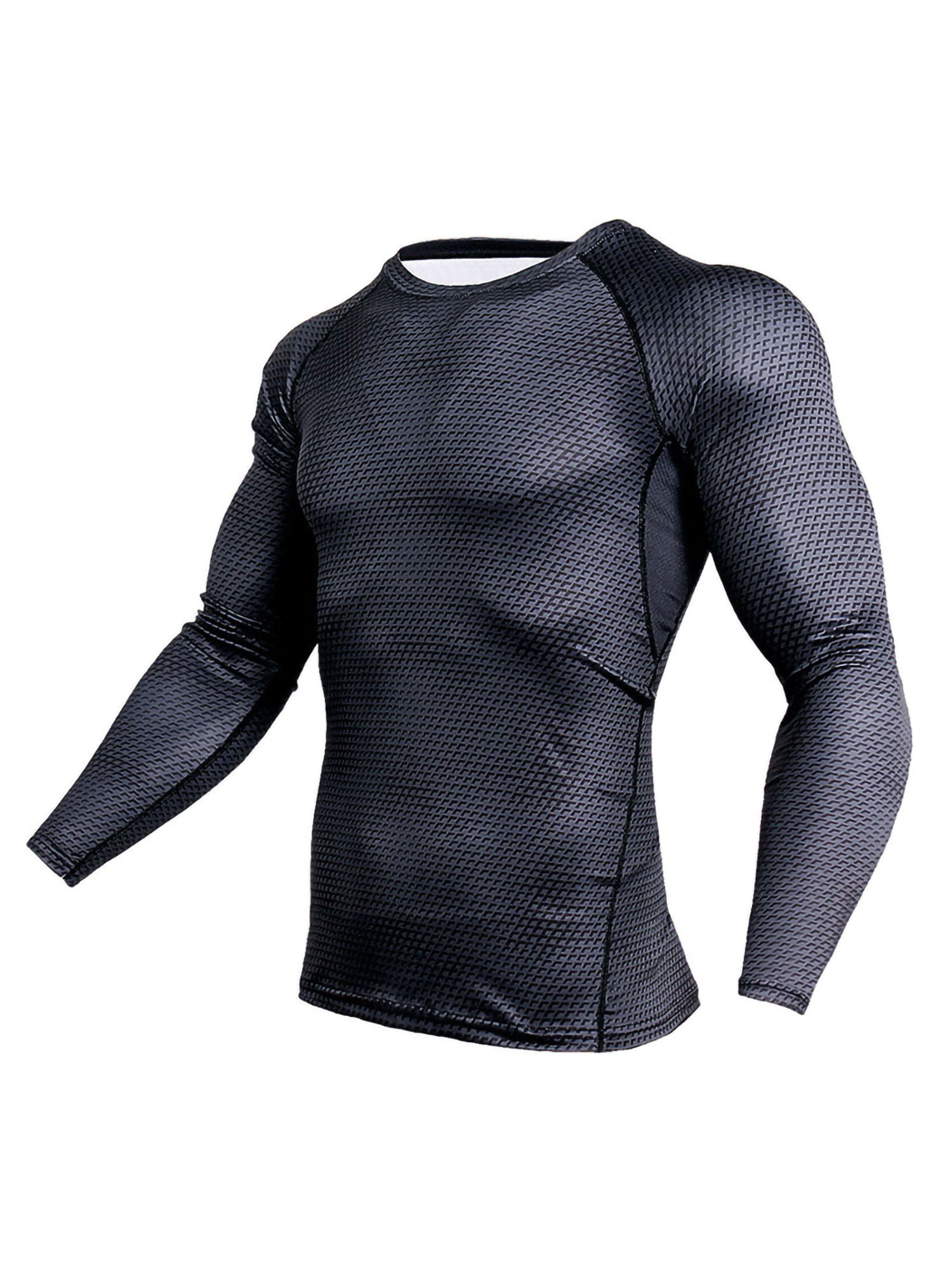 Details about   Mens Compression Under Baselayer Sports Basketball Slimming Shirt Sports Gym Top 