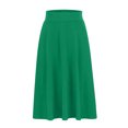 thumbnail image 4 of Women's A-Line Elastic High Waist Flare Work Midi Knee Length Stretchy Skirt Womens Spring/Summer Pull On High Waist Office Knee Length Pencil Skirts, 4 of 5
