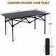 thumbnail image 2 of Mesa de camping plegable Xajsdlxs 94x55x50 cm portátil negra, 2 of 7