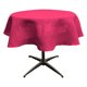 thumbnail image 1 of Mantel de arpillera natural lino 58 pulgadas redondo fucsia LA Linen TCBurlap58R_Fuschia, 1 of 1