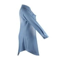 thumbnail image 4 of EIMELI Robe Chemise en Denim Mode pour Femmes Manches Longues Col à Revers Tunique à Simple Boutonnage Poche avant Design Coupe Ample, 4 of 9