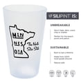thumbnail image 2 of Silipint: State Pint Glasses 16oz: 2 Pack - Minnesota - Icicle Silicone Cups, Unbreakable, Hot & Cold Drinks, Dishwasher-Microwave-Freezer-Oven Safe, 2 of 5