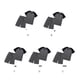 thumbnail image 5 of Sonducket 1 Juego de ropa de dormir de tela para hombre, pijama de manga corta de repuesto informal de cuello redondo, pijamas de ejercicio para dormir de Pijama XXXXL Sonducket AP019078-05, 5 of 6