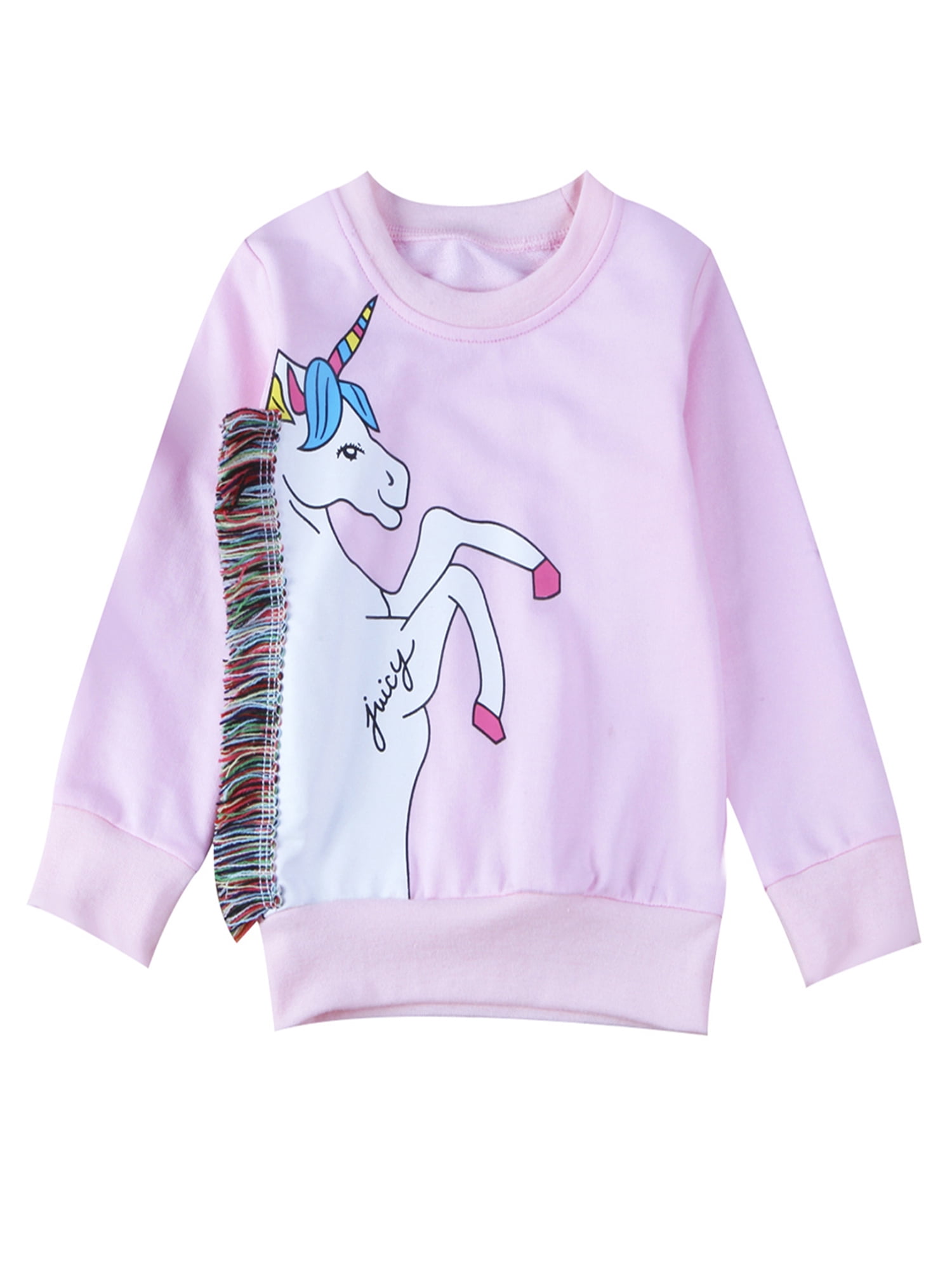 unicorn sweatshirt for little girl