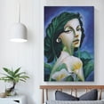 thumbnail image 5 of Octavio Ocampo Print Painting Woman of Substance Picture Print Canvas Poster Wall Paint Art Posters Decor Modern Home Artworks Gift 12x18inch(30x45cm), 5 of 6