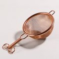 thumbnail image 3 of MasteelfCA Stainless Steel Tea Strainer Fine Mesh Tea Infuser Handwork Tea Funnel with Handle for Tea (Rose Golden), 3 of 7
