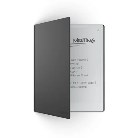 Premium Black Leather Folio for reMarkable 2 Tablet