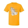 thumbnail image 2 of Wild Bobby, Praying Hands God Grant me the Serenity Courage Wisdom, Inspirational/Christian, Men's Graphic Tees, Gold, Medium, 2 of 3