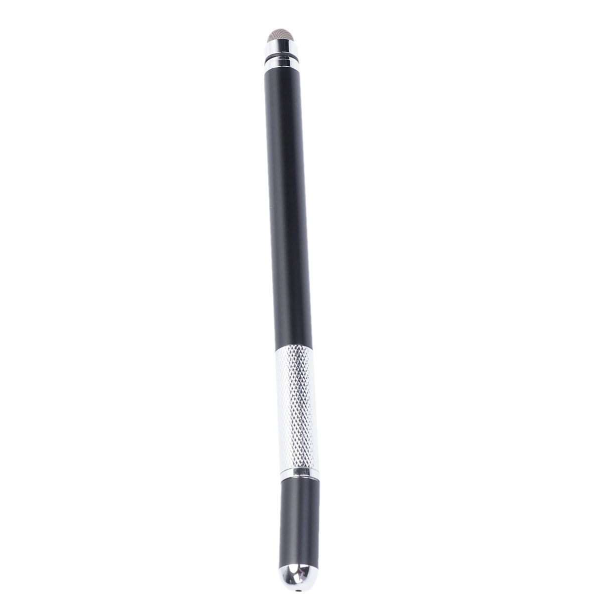 Milisten Universal Double End Capacitive Stylus Metal Touch Screen Disc Phones Pens for Tablets Handwriting Laptops (Black)