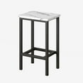 thumbnail image 6 of Counter Height Dining Set, 4-piece Rustic Wood Kitchen Dining Table Set with 3 Stools, Creative Bar Table, Dining Room Table Set for Bistro Bar Restaurant, JA3448, 6 of 10