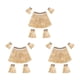 thumbnail image 1 of 3X Traje de Falda de Hierba Hawaiana de Brazo EláStico Cubierta de Pies Falda de Hierba Hula Traje de Baile Playa Vacaciones de Verano Fiesta de Bodas Favor (Color Paja), 1 of 5