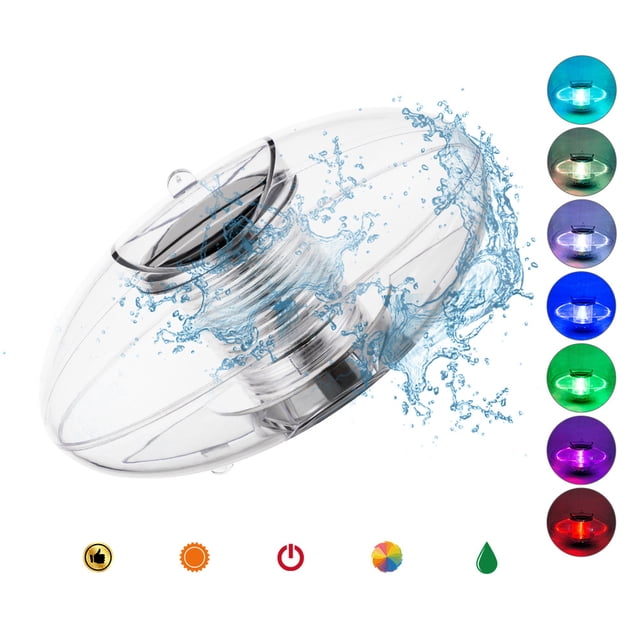 BEMS-1 pieza LED luces flotantes de agua solares que cambian de color flotante