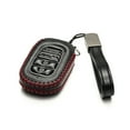 thumbnail image 2 of Vitodeco Leather Key Fob Case Compatible with Honda Civic, Civic Hatchback, Accord, HR-V, CRV, Pilot, Passport 2023 - 2026 (4-Button, Black/Red), 2 of 6
