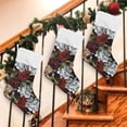 thumbnail image 7 of Coolnut 1 PCS Christmas Stocking Embroidered Angel Big Warm 17.7 x 12 Inch Hanging Xmas Stockings Decoration for Family Holiday Party Ornaments Decor Fireplace, 7 of 7