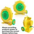 thumbnail image 7 of XHYHWYD Bounce House Blower, 480W 0.64HP at 393 CFM, 4.2 Amps, 120V, Portable Inflatable Bubble House Blower, 7 of 7