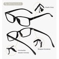 thumbnail image 3 of Lentes Fotocromaticos Anti Luz Azul Unisex Modelo Negro, 3 of 4
