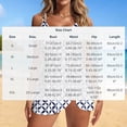 thumbnail image 3 of Mifsaly Swimdress for Women Tummy Control One Piece Swimsuit Geometric Floral Print Wrap Front Ruffle Skirted Swimwear Vacation Flattering Beachwear XXL, 3 of 9