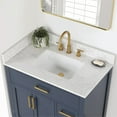 thumbnail image 5 of Gavino 36" Wood Vanity in Royal Blue with Composite Stone Top and Mirror, 5 of 12