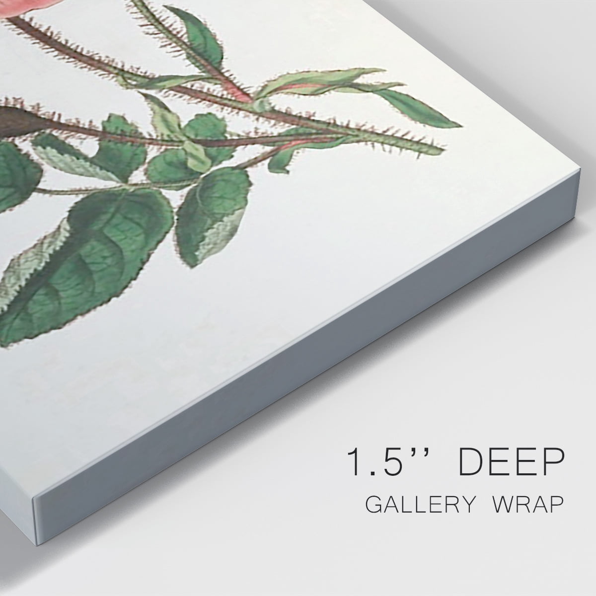 Pink Floral Mix IX Premium Gallery Wrapped Canvas - Ready to Hang