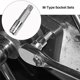 thumbnail image 5 of 10 Piece 4 inch Spline Tip Bit Socket Set M-Type Universal Sleeve M4, 5 of 5