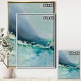 thumbnail image 2 of Indigo Abstract Watercolor Blue - Nautical & Coastal Framed Canvas, 2 of 3