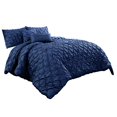 thumbnail image 4 of Lush Decor Ravello 5 Piece Comforter Set, King, Navy, 4 of 4