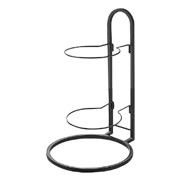 Estante de almacenamiento interior para balones de baloncesto perfecl 2 niveles negro