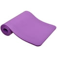 thumbnail image 4 of BalanceFrom GoCloud 71x24 Inches Extra Thick Yoga Mat 1-Inch High-Density Foam, Purple, 4 of 4
