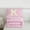 Pink K, variant on Feelyou Fashion Pink Stripes Bedding Comforter Set for Teen, Initial M Letter Twin Comforter Sets, Cute Princess Cartoon Reversible Bedding Set, Breathable Home Decor, 2pcs