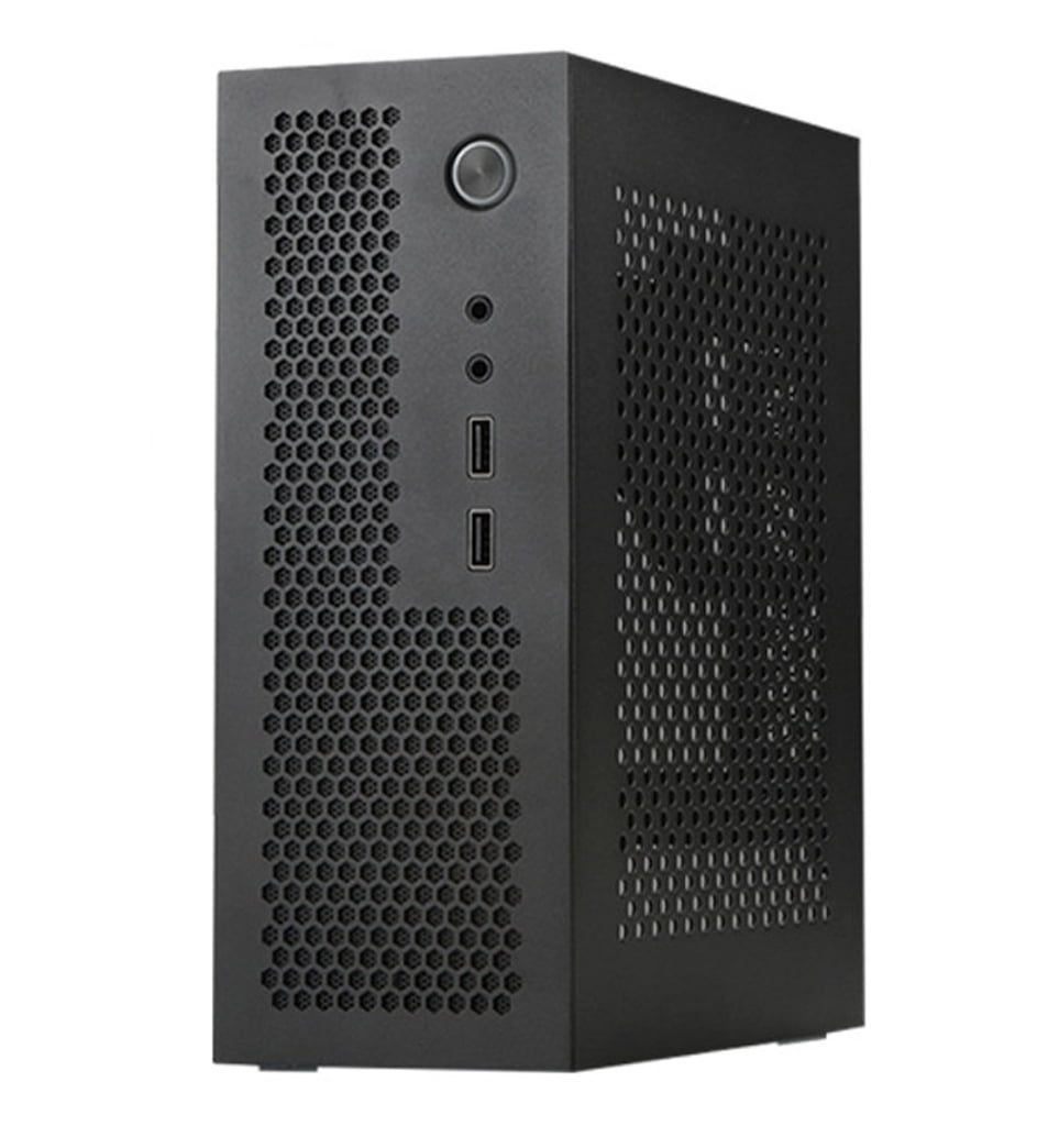 A09 Mini ITX Desktop HTPC Computer Case for ITX Motherboards Small 1U Gaming PC Case Chasis for Home and Office