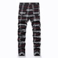 thumbnail image 2 of LNMQLPDBS Jeans Taille Basse Garçons Jeans à Enfiler Jeans Extensibles Grande Taille Pantalons Rouges pour Garçons Vêtements pour 12-14 Vêtements Preppy Garçons 24 Mois, Rouge 13-14 Ans, 2 of 9