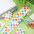 thumbnail image 4 of Tablón de anuncios Border Zonon Checkerboard, 65 pies, arcoíris, 4 of 6