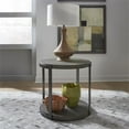 thumbnail image 4 of Home Square 2-Piece Furniture Modern View Round End Table Set in Brown, 4 of 7