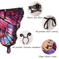 thumbnail image 3 of Butterfly Wings LUTER Kids Fairy Butterfly Rosa Púrpura, 3 of 7