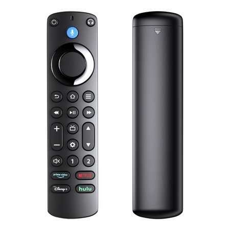 Smart Voice Control Remote for AMZ TVs with Finder and Backlight